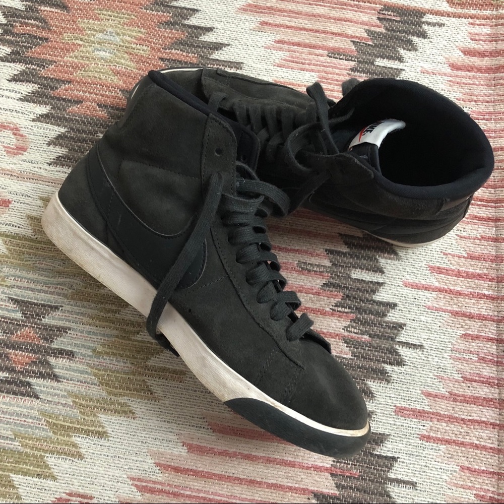 Nike blazer mid vintage sneakers gray/black 10/42